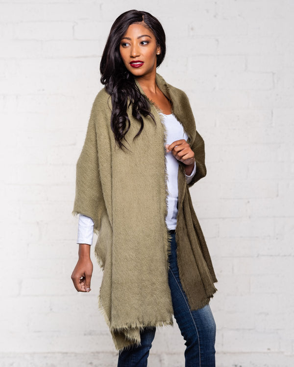 RAMONA WRAP - OLIVE