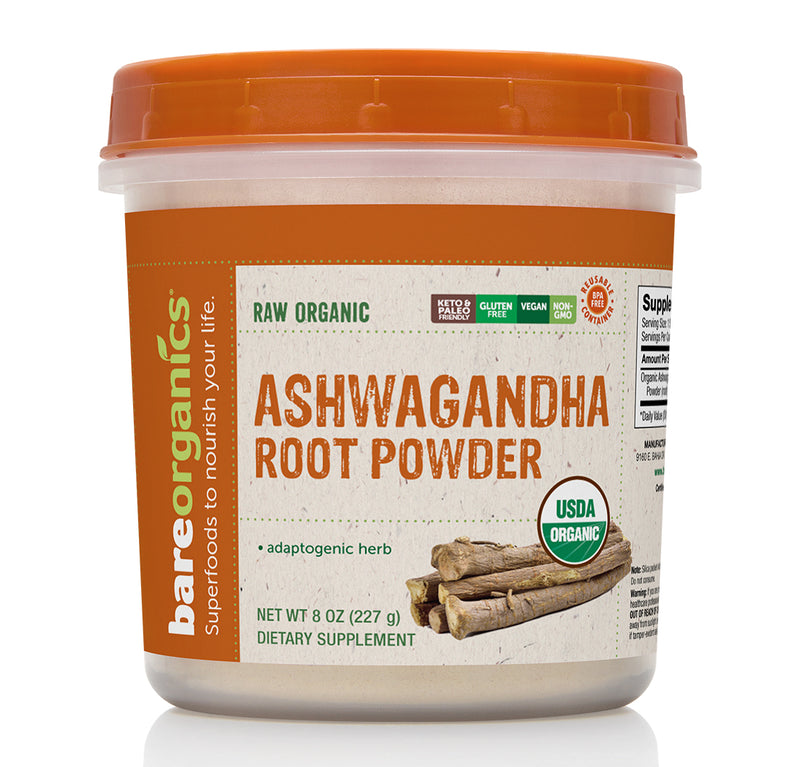 BAREORGANICS® SUPERFOODS ASHWAGHANDHA ROOT POWDER