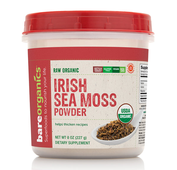 BAREORGANICS® SUPERFOODS IRISH MOSS POWDER