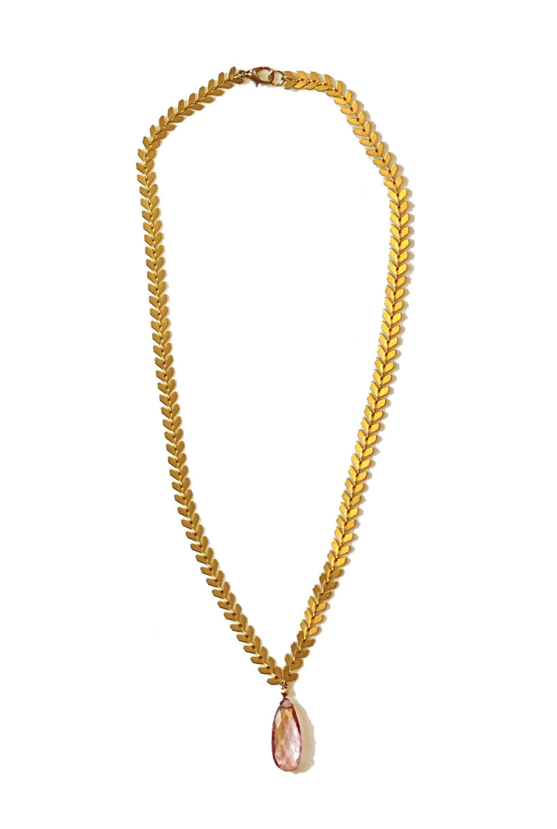 ATHENA NECKLACE - GOLDTONE