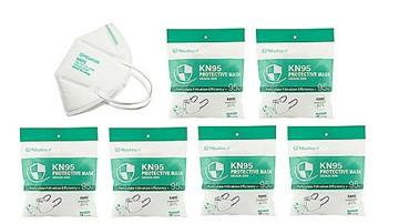 KN95 50 PACK - RESPIRATOR MASKS - FDA APPROVED - NPPL TESTED - ANTI FRAUD TECHNOLOGY - WHITE