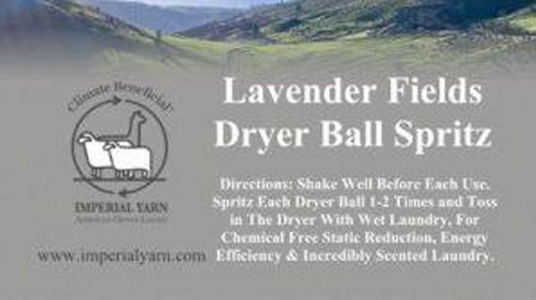 LAVENDER FIELDS DRYER BALL SPRITZ