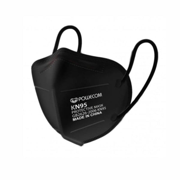 KN95 50 PACK - RESPIRATOR MASKS - FDA APPROVED - NPPL TESTED - ANTI FRAUD TECHNOLOGY - BLACK