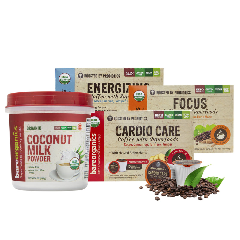 BAREORGANICS® COFFEE LOVERS BUNDLE - EXCLUSIVELY OURS!