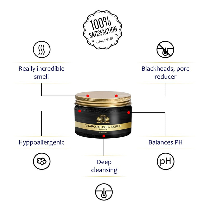 Baroque Royal - Activated Charcoal Body Scrub - Info 2
