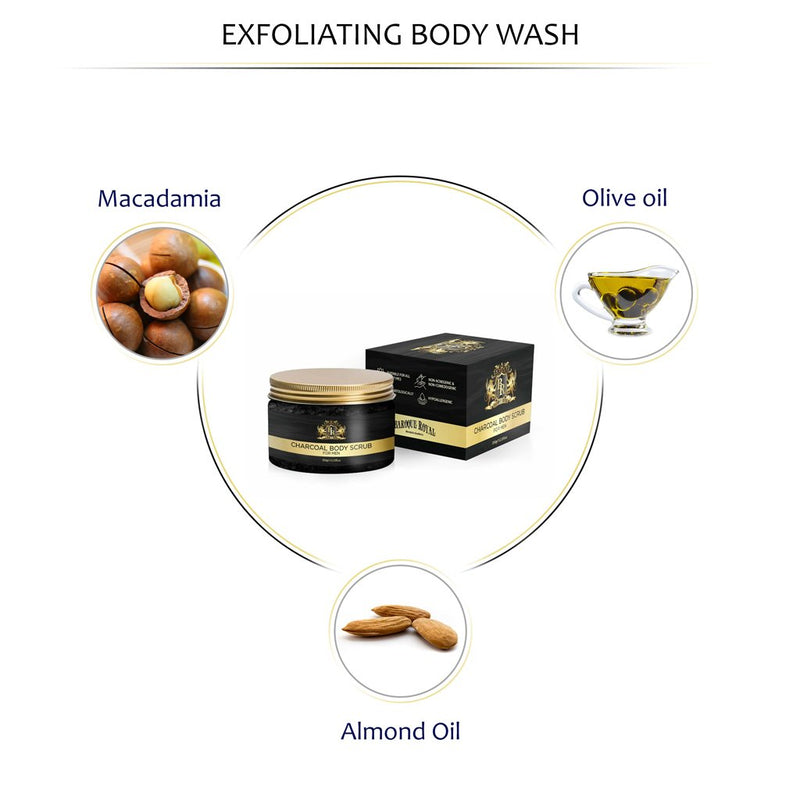 Baroque Royal - Activated Charcoal Body Scrub - Info 5