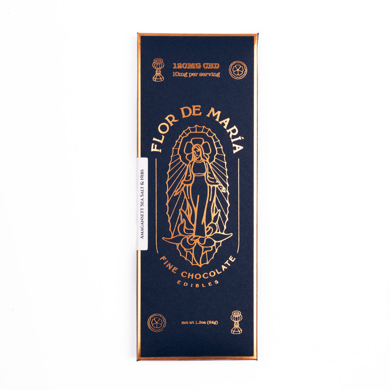 AMAGANSETT SEA SALT & NIBS CHOCOLATE