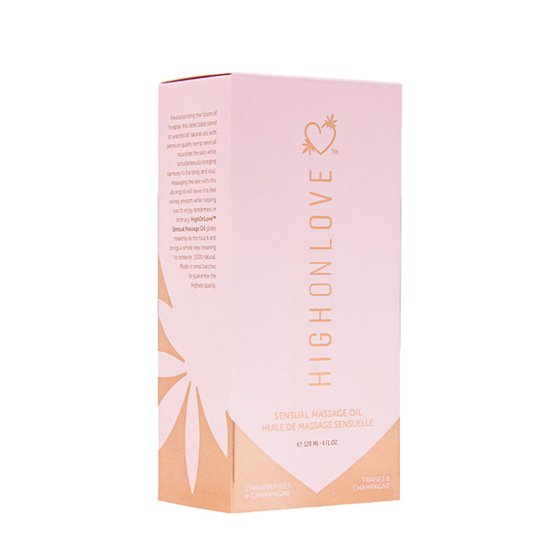 SENSUAL MASSAGE OIL - STRAWBERRIES & CHAMPAGNE