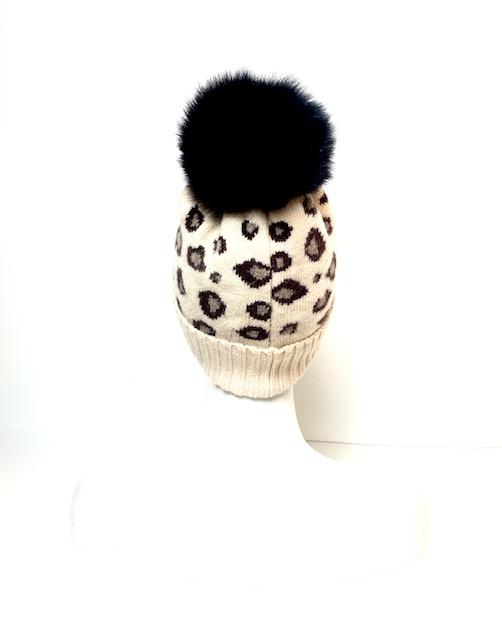 LEOPARD HAT - BEIGE