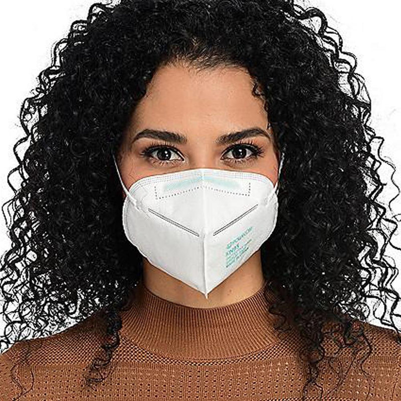 KN95 50 PACK - RESPIRATOR MASKS - FDA APPROVED - NPPL TESTED - ANTI FRAUD TECHNOLOGY - WHITE