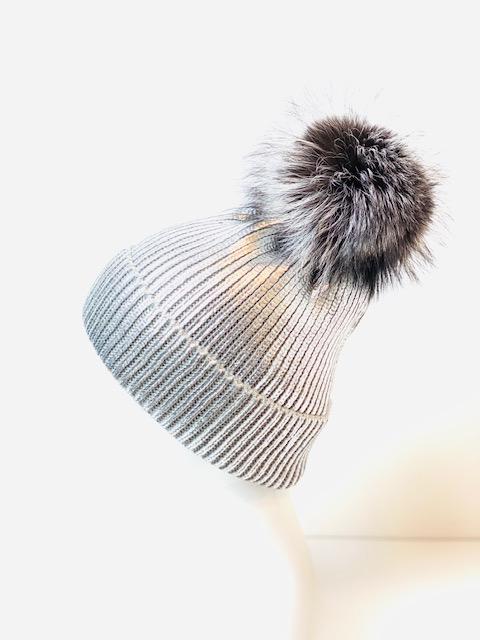 METALLIC HAT - SILVER