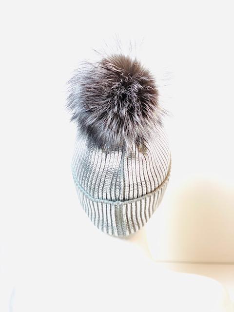 METALLIC HAT - SILVER