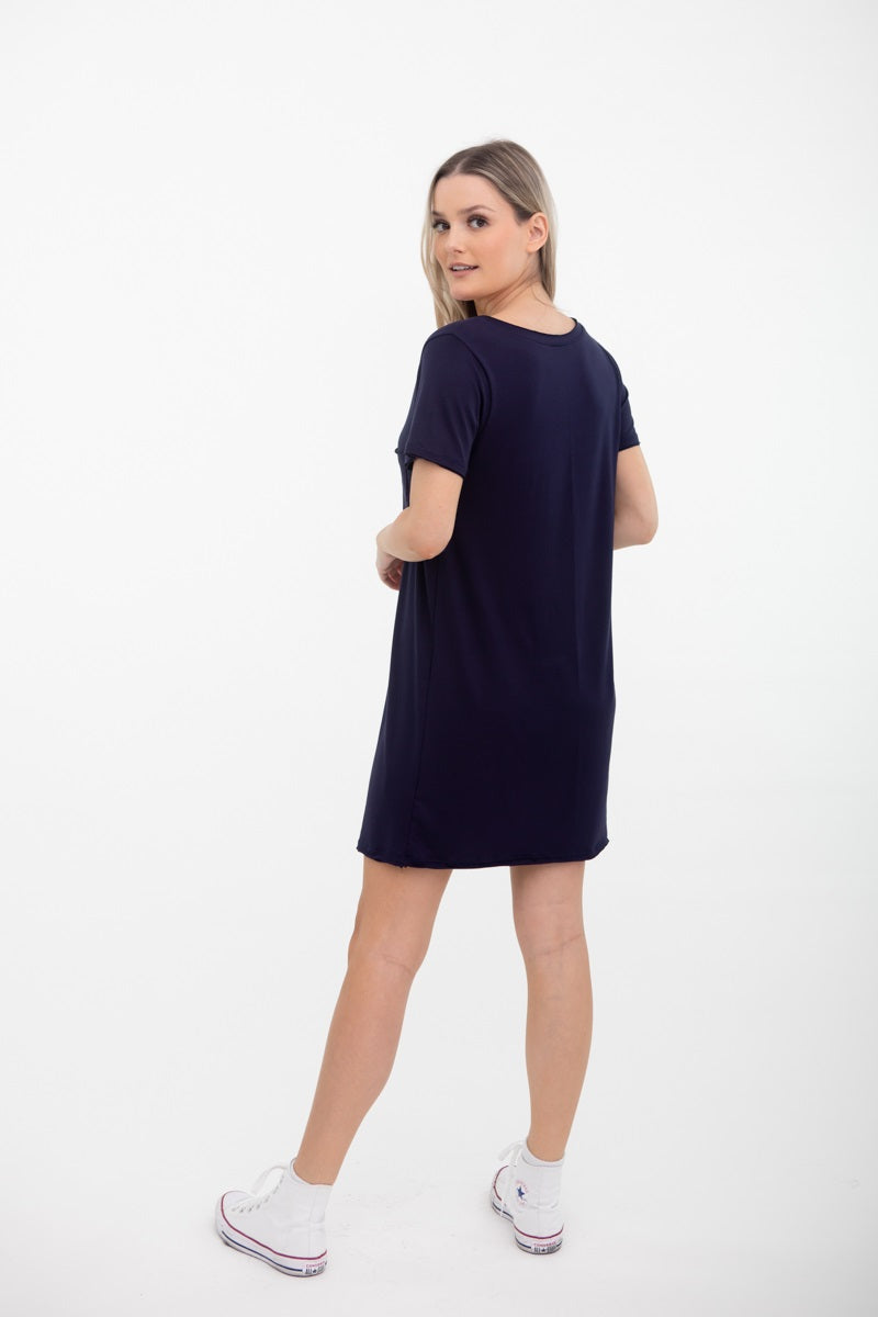 LILY "GO ANYWHERE DRESS" - NAVY