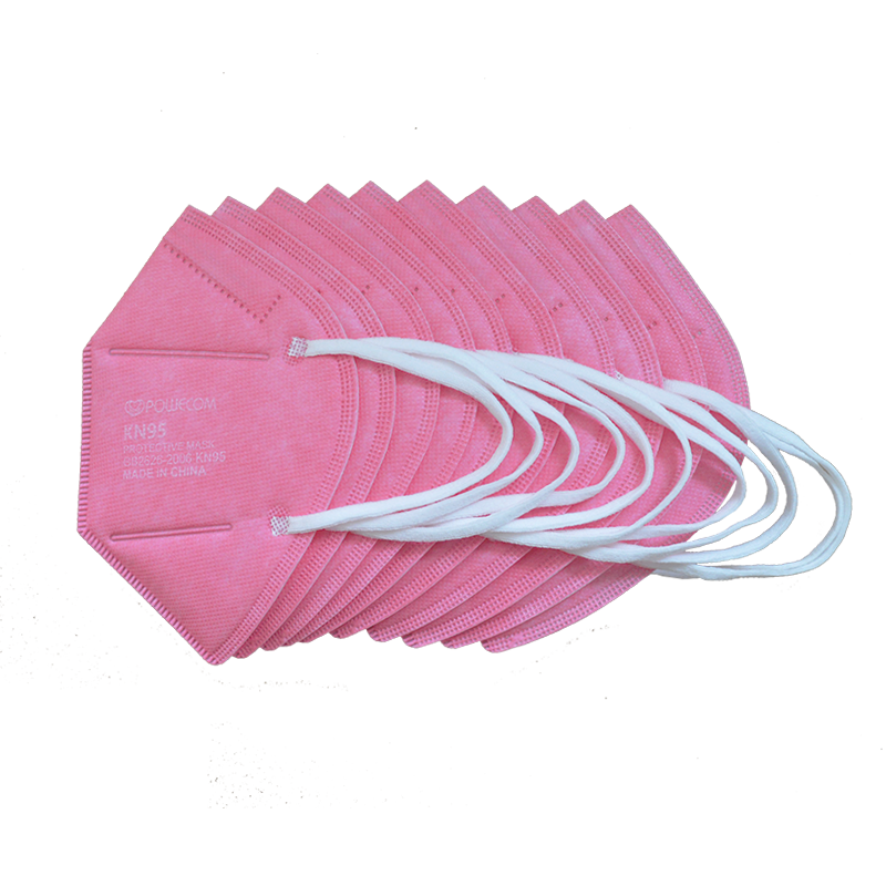 KN95 50 PACK - RESPIRATOR MASKS - FDA APPROVED - NPPL TESTED - ANTI FRAUD TECHNOLOGY - PINK