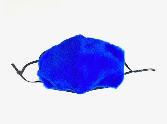 FUR MASK - BLUE