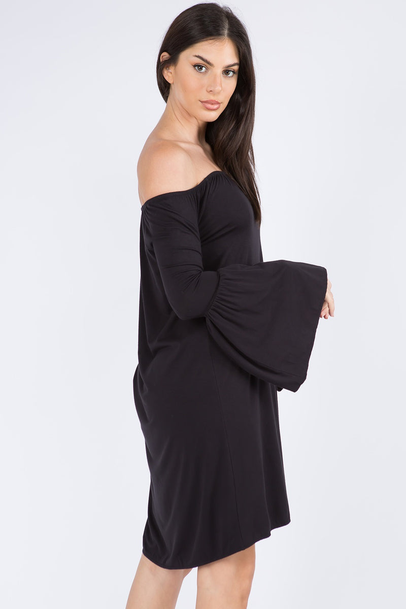 JOJO CONVERTIBLE DRESS - BLACK