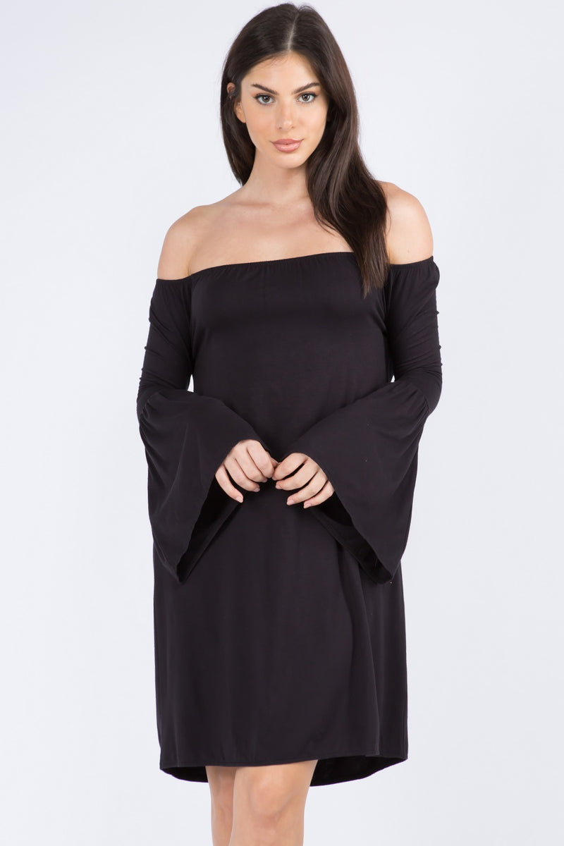 JOJO CONVERTIBLE DRESS - BLACK