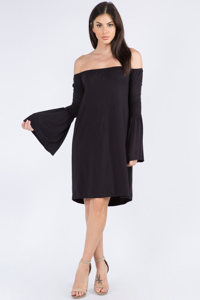 JOJO CONVERTIBLE DRESS - BLACK