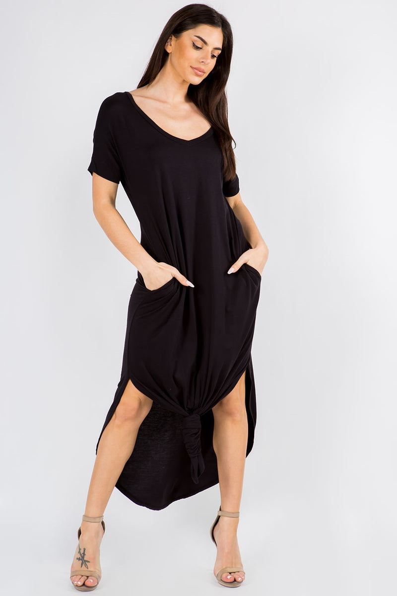 ADDISON MAXI DRESS  - BLACK