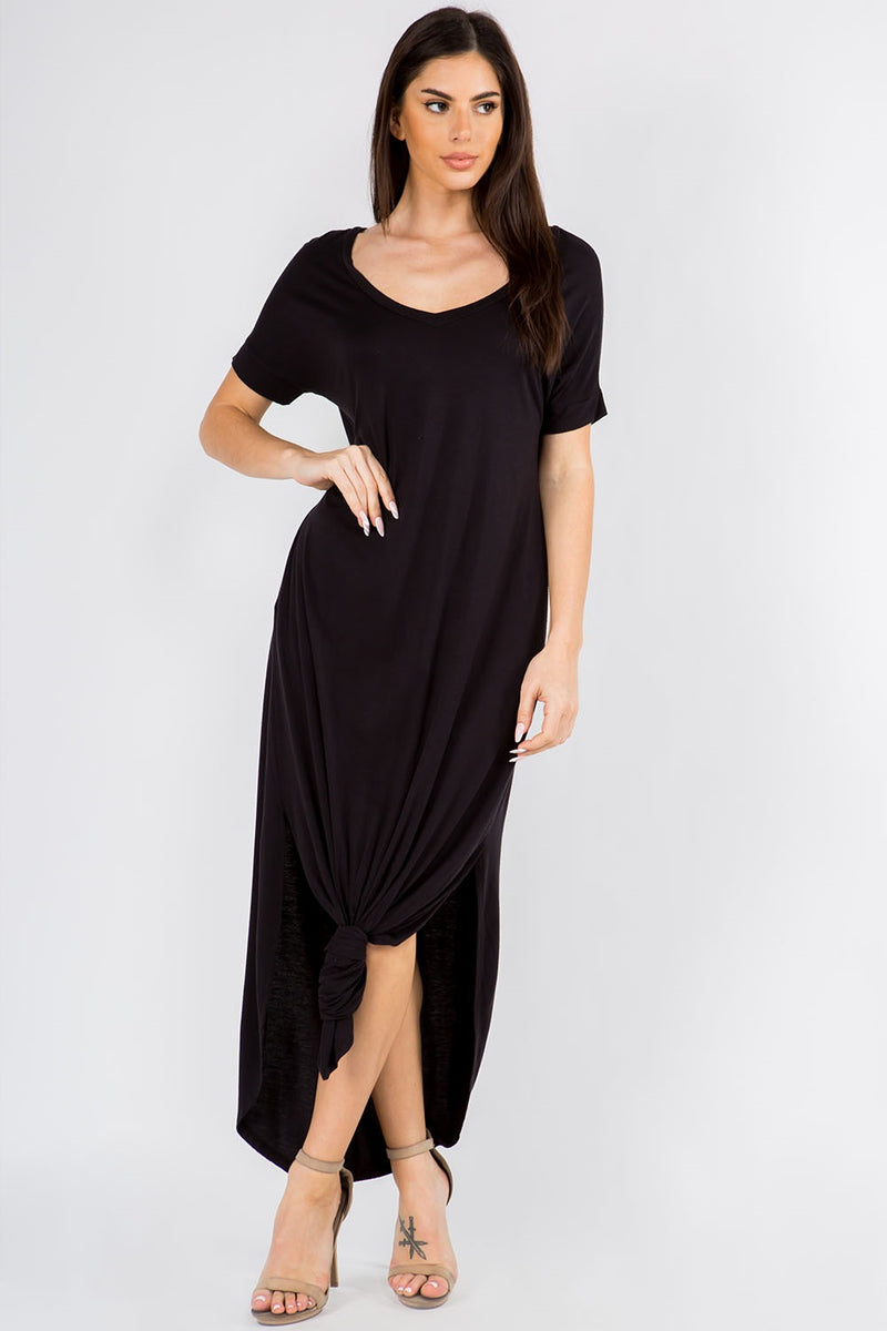 ADDISON MAXI DRESS  - BLACK