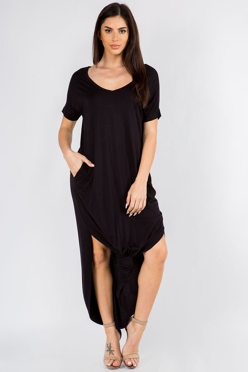 ADDISON MAXI DRESS  - BLACK