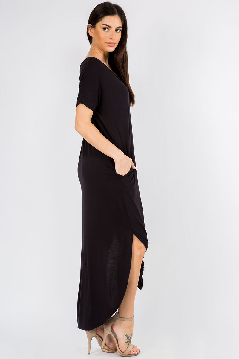 ADDISON MAXI DRESS  - BLACK