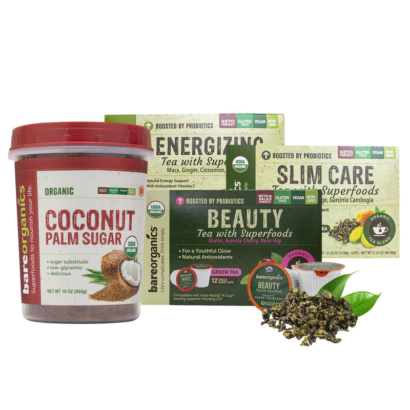 BAREORGANICS® TEA LOVERS BUNDLE - EXCLUSIVELY OURS!