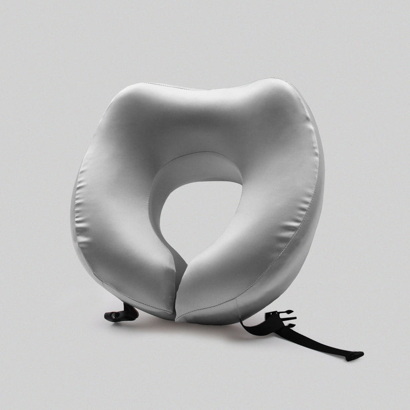 SGCSILK™ HYPOALLERGENIC  NECK PILLOW - CLASSIC SILVER