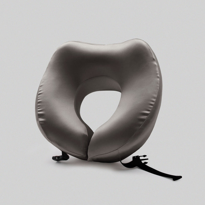 SGCSILK™ HYPOALLERGENIC NECK PILLOW - LUX GRAPHITE