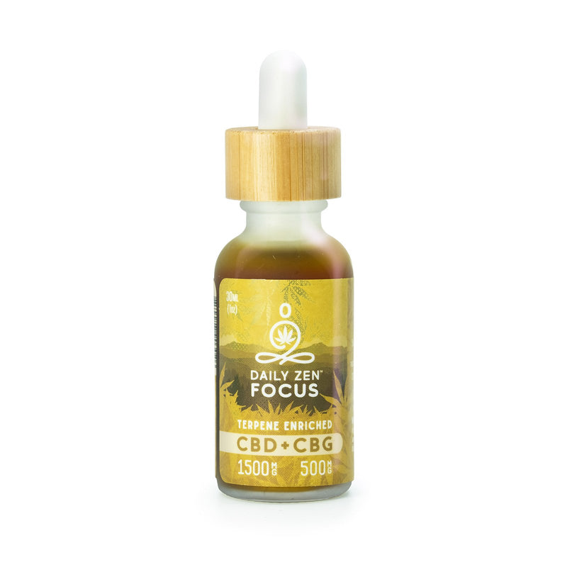FOCUS TINCTURE - 1500MG CBD + 500MG CBG OIL