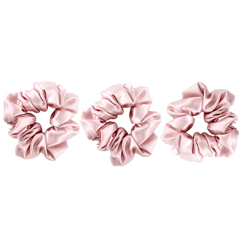 SGCSILK™ PINK PONYTAIL HOLDER 3PCS SET