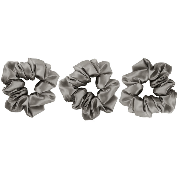 SGCSILK™ CHARCOAL PONYTAIL HOLDER 3PCS SET