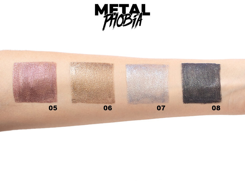 METAL PHOBIA LIQUID EYESHADOW - CHOICE OF COLORS