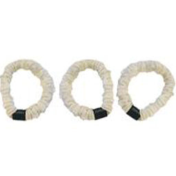 SGCSILK™ WHITE SCRUNCHIE 3PCS SET