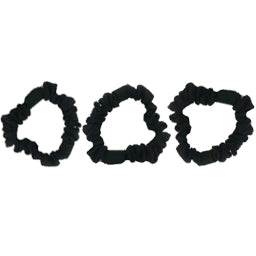 SGCSILK™ BLACK SCRUNCHIE 3PCS SET